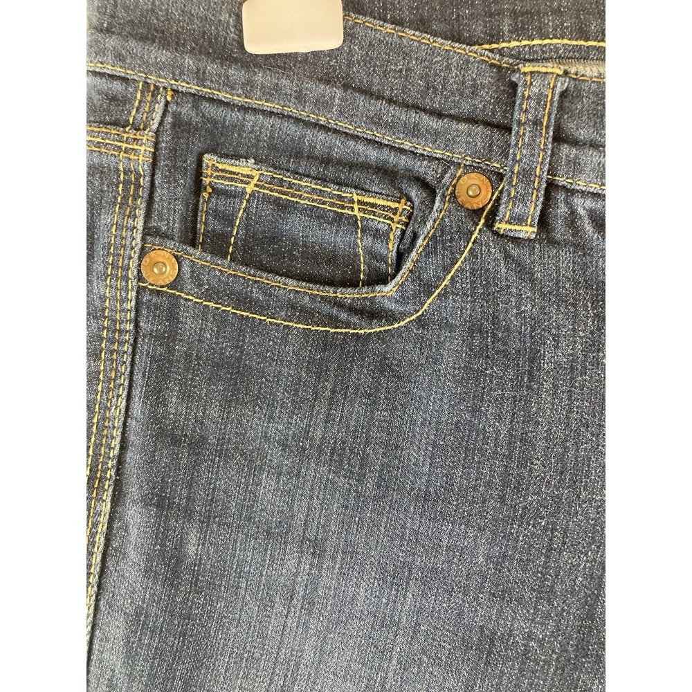 DNKY Jeans‎ Womens Size 5 Low Rise Straight Stretch Denim Blue - Picture 5 of 14